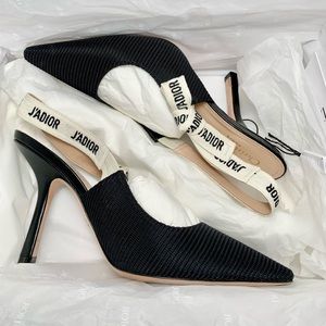 Dior- J’Adior Slingback Pump in Black